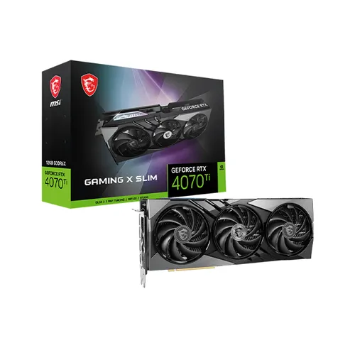 MSI GeForce RTX 4070 Ti Gaming X Slim 12G Graphics Card