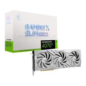 MSI GeForce RTX 4070 Ti Gaming X Slim White 12GB Graphics Card