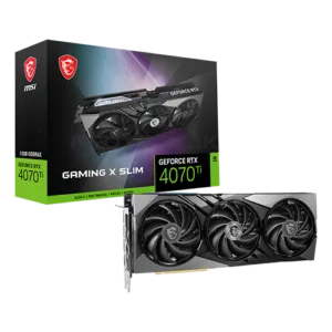 MSI GeForce RTX 4070 Ti Super 12GB Gaming X Slim GDDR6X Graphic Card