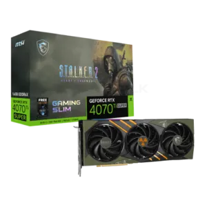 MSI GeForce RTX 4070 Ti Super 16GB Gaming Slim STALKER 2 Edition GDDR6X Graphic Card