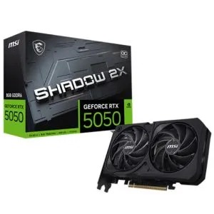 MSI GEFORCE RTX 5050 SHADOW 2X OC 8GB GDDR7X GRAPHICS CARD