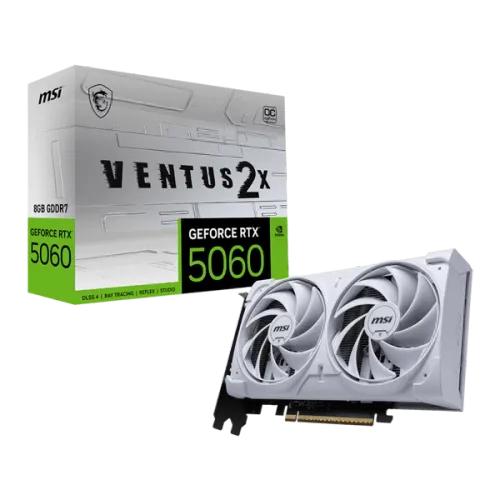MSI GeForce RTX 5060 8G VENTUS 2X OC WHITE