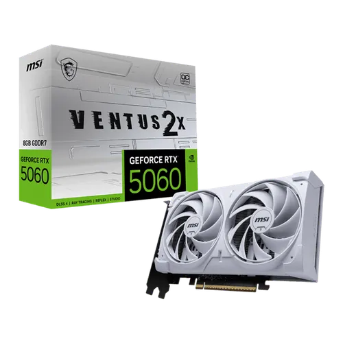MSI GeForce RTX 5060 8G VENTUS 2X OC WHITE