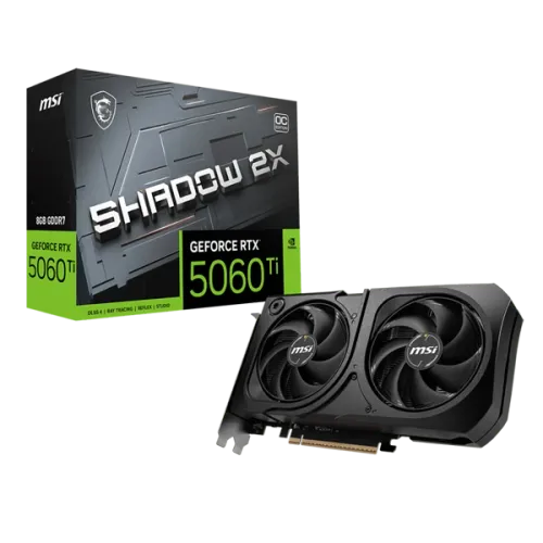 MSI GeForce RTX 5060 Ti 8G SHADOW 2X OC PLUS