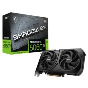 MSI GEFORCE RTX 5060 Ti SHADOW 2X OC 8GB GDDR7X GRAPHICS CARD