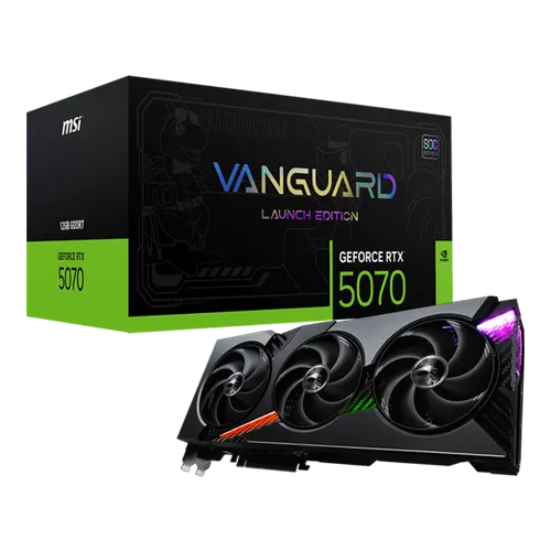 MSI Geforce RTX 5070 12G VANGUARD SOC LAUNCH EDITION