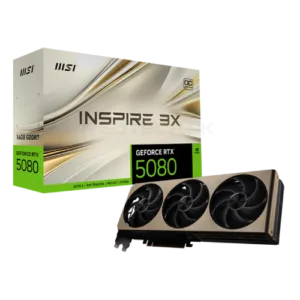 MSI GeForce RTX 5080 16G INSPIRE 3X OC GDDR7X Graphic Card
