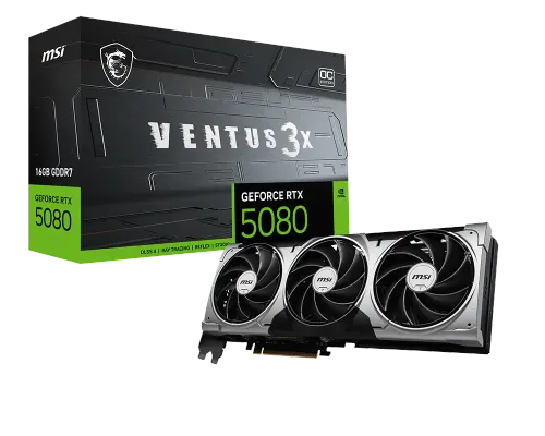 MSI Geforce RTX 5080 16G VENTUS 3X OC