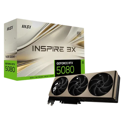 MSI Geforce RTX 5080 INSPIRE 3X OC 16GB GDDR7X