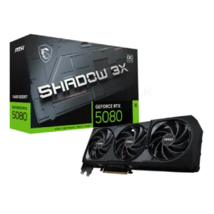 MSI Geforce RTX 5080 SHADOW 3X OC 16GB GDDR7X Graphic Card