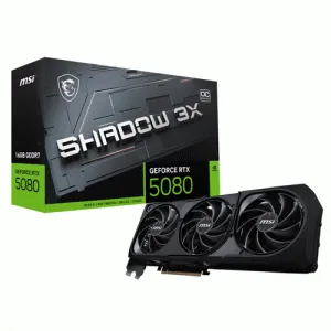 MSI GEFORCE RTX 5080 SHADOW 3X OC 16GB GDDR7X GRAPHICS CARD