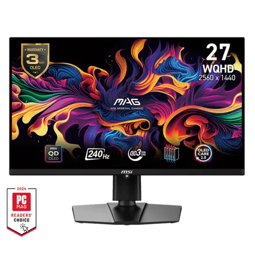 MSI MAG 271QPX E2 27" QD-OLED WQHD (2560x1440) 240Hz Gaming Monitor