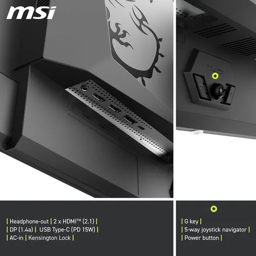 MSI MAG 272QP QD OLED X50 26.5” Inch WQHD 500Hz Gaming Monitor