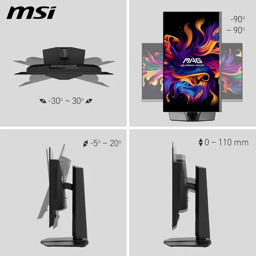 MSI MAG 272QP QD OLED X50 26.5” Inch WQHD 500Hz Gaming Monitor