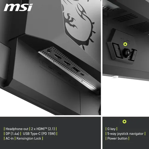 MSI MAG 272QP QD OLED X50 26.5” Inch WQHD 500Hz Gaming Monitor