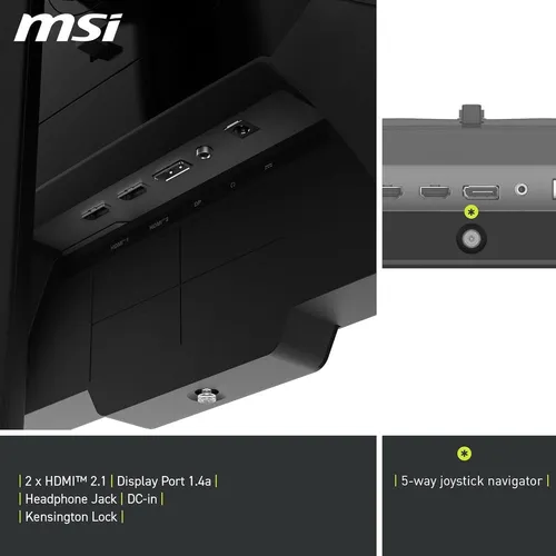 MSI MAG 274QPF X30MV 27'' Inch WQHD Rapid VA Mini LED 300Hz Gaming Monitor