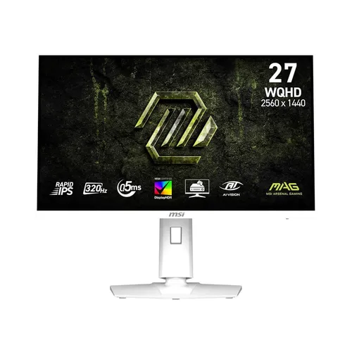 MSI MAG 274QRFW X32 27" Inch WQHD Rapid IPS 320Hz White Gaming Monitor