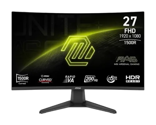 MSI MAG 276CF E20 FHD 27" VA CURVED 200HZ GAMING MONITOR