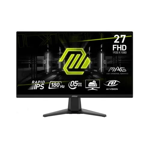 MSI MAG 27CQ6F 27" Inch WQHD (2560 X 1440) 180hz 1ms Amd Freesync Curved Gaming Monitor