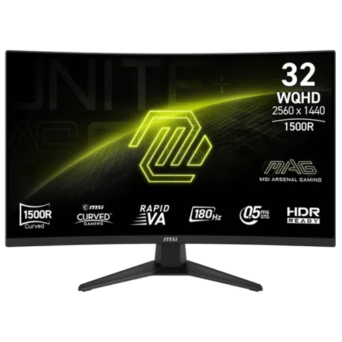 MSI MAG 321CQF E18 32'' (2560 x 1440) 180Hz Curved Gaming Monitor