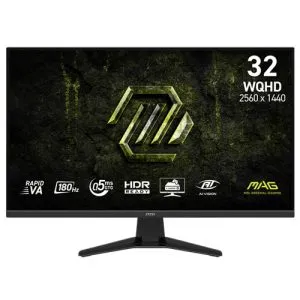 MSI MAG 325QF E18 V 31.5” INCH 180HZ VA WQHD GAMING Monitor
