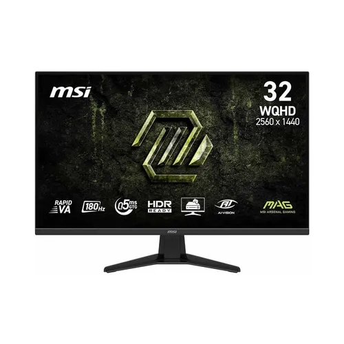 MSI MAG 325QF E18V 31.5'' Inch WQHD Rapid VA 180Hz Gaming Monitor
