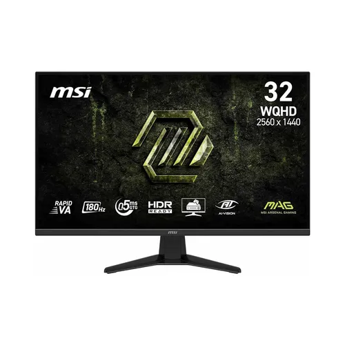 MSI MAG 325QF E18V 31.5'' Inch WQHD Rapid VA 180Hz Gaming Monitor