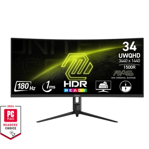 MSI MAG 342CQR E2 34" 3440 X 1440 180Hz 1ms Adaptive Sync Gaming Monitor