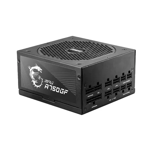 MSI Mag A750GF 750W 80 Plus Gold Modular Power Supply
