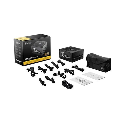 MSI Mag A750GF 750W 80 Plus Gold Modular Power Supply