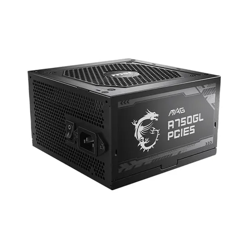 MSI Mag A750GL 750W 80 Plus Gold Certified Power Supply