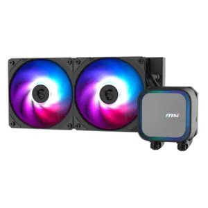 MSI MAG CORELIQUID ARGB A13 240mm CPU Liquid Cooler – Black