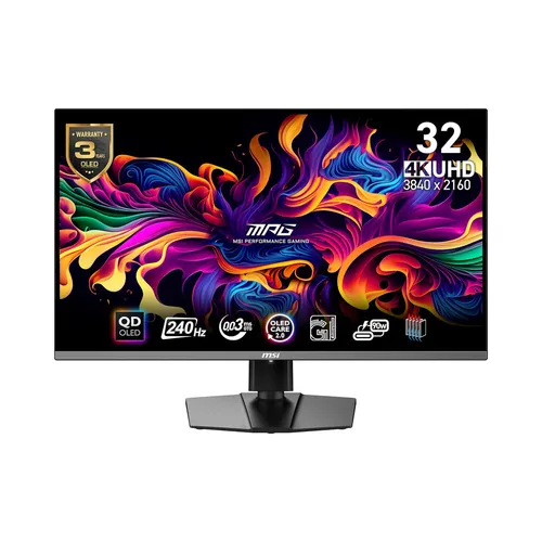 MSI MPG 321URX 32" Inch QD-OLED UHD 240Hz Gaming Monitor
