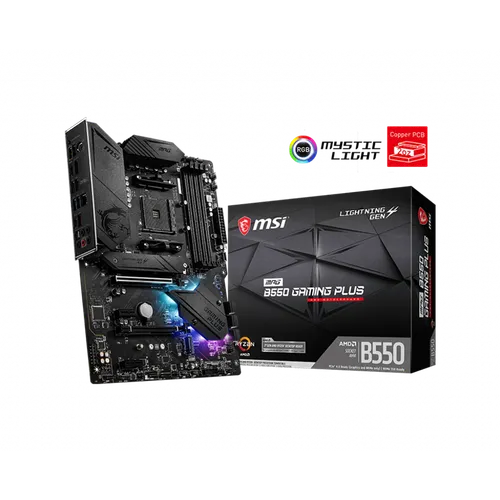 MSI MPG B550 GAMING PLUS GAMING MOTHERBOARD(3y)
