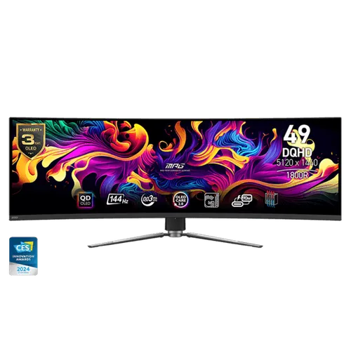 MSI MPG491CQP 49 INCH QD-OLED UWQHD (5120 X 1440) 144HZ GAMING MONITOR