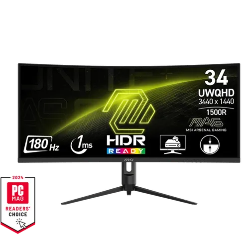 MSI Optix MAG342CQR E2 34" 3440 X 1440 180Hz 1ms Adaptive Sync Gaming Monitor