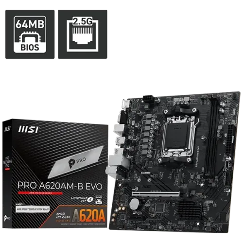 MSI PRO A620AM-B EVO