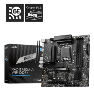 MSI PRO B760M-A WIFI DDR4 Motherboard