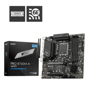 MSI PRO B760M-A WIFI DDR5 Motherboard