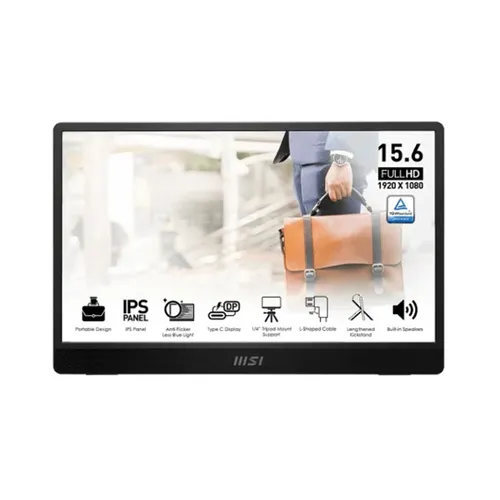 MSI Pro MP161 E2 Portable Ultra-Slim Business Monitor