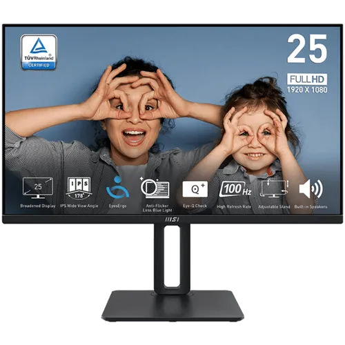 MSI PRO MP251P 25" IPS 100HZ PIVOT SUPPORT MONITOR