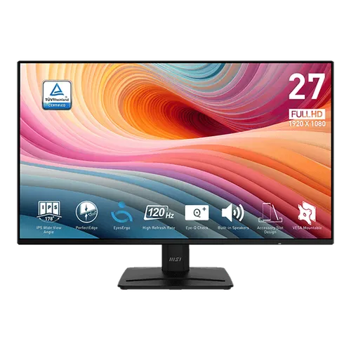 MSI PRO MP271A E2 27" 120HZ IPS FRAMELESS MONITOR