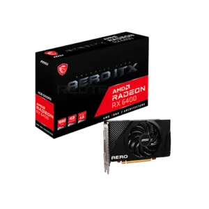MSI RADEON RX 6400 AERO 4GB GDDR6 Graphic Card