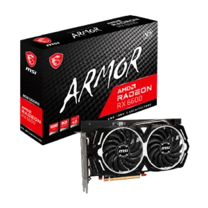MSI RADEON RX 6600 ARMOR 8GB GDDR6 Graphics Card