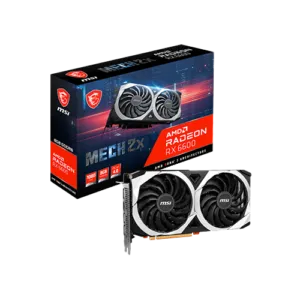 MSI RADEON RX 6600 MECH 2X 8GB GDDR6 Graphics Card