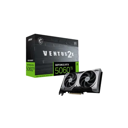 MSI RTX 5060 TI 16G VENTUS 2X OC PLUS GRAPHICS CARD(3y)
