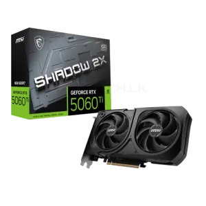 MSI RTX 5060 TI Shadow 2X OC 8GB GDDR7 Graphics Card 