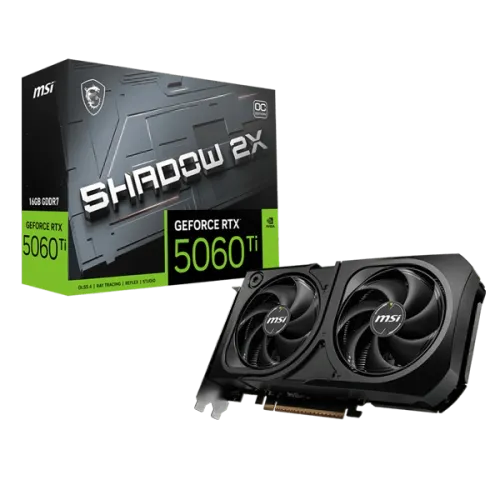 MSI RTX 5060TI SHADOW 2X OC PLUS 16GB