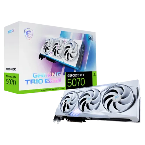 MSI RTX 5070 GAMING TRIO WHITE 12GB
