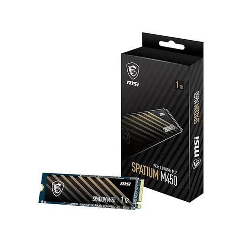 MSI Spatium M450 V1 1TB PCIE 4.0 NVME M.2 SSD
